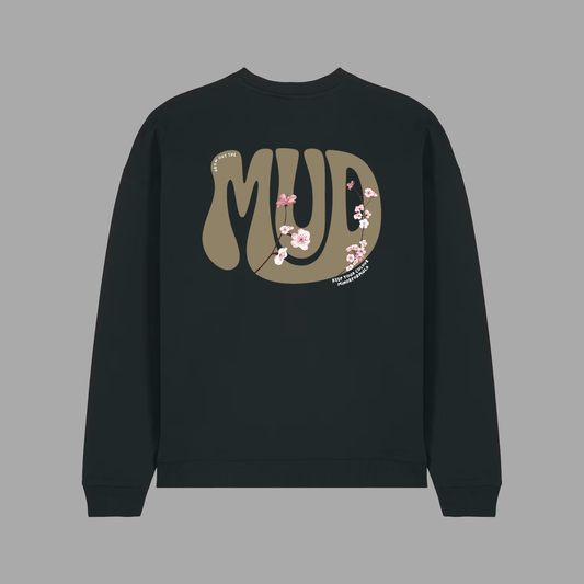 Mud Sweatshirt in black by MINOR FORMULA