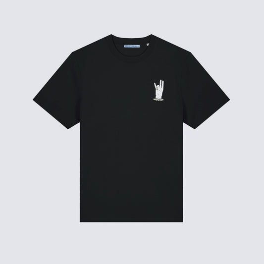 MUDRA TEE - BLACK/WHITE