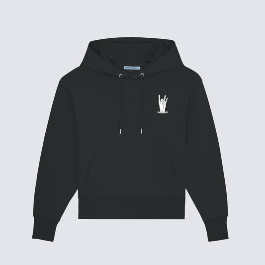 MUDRA HOOD - BLACK/WHITE