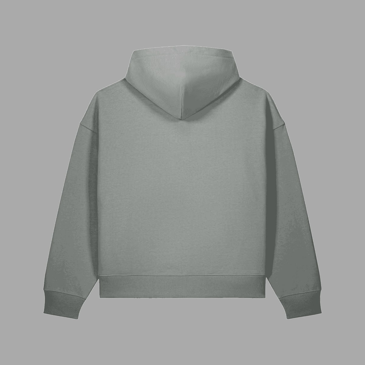 Lotus Zipped Hood stone grey, back