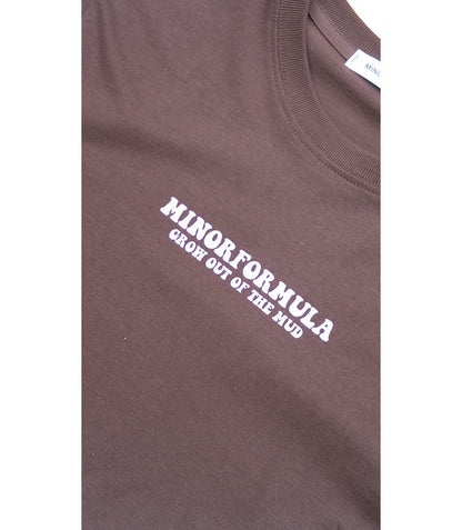 YIN & YANG T-SHIRT - CHOCOLATE