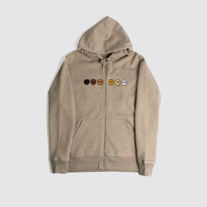 THE WAY OUT ZIPPED HOODIE