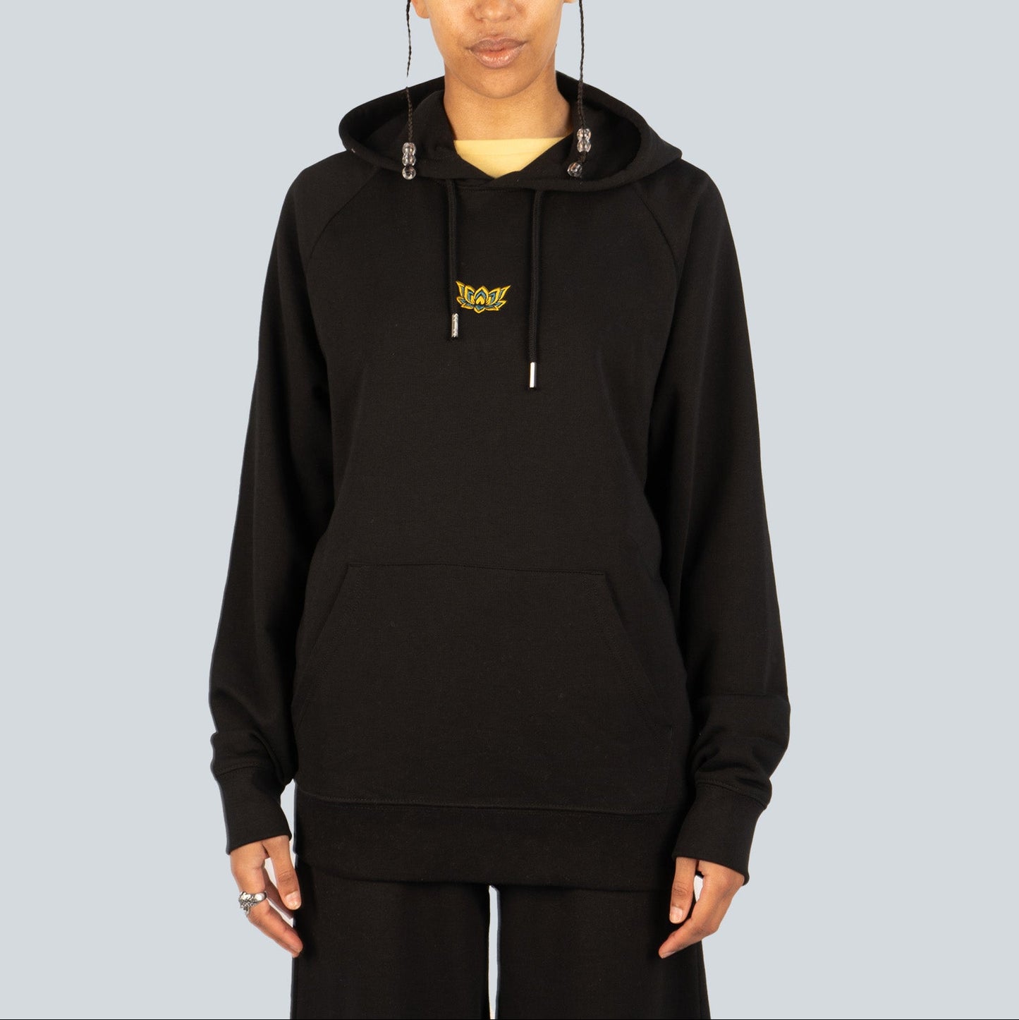 LIL LOTUS HOODIE - BLACK