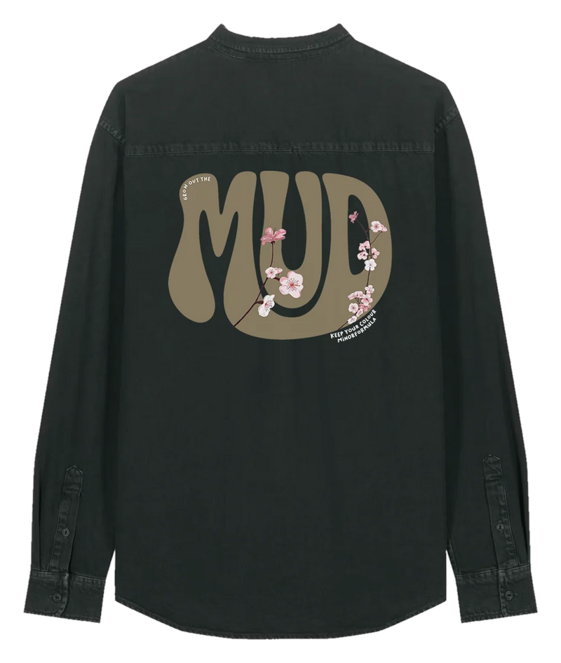 MUD OVERSHIRT - BLACK