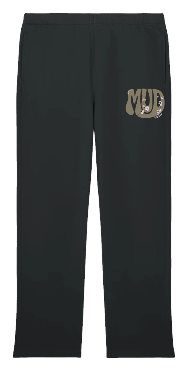 MUD STRAIGHT SWEATPANTS - BLACK