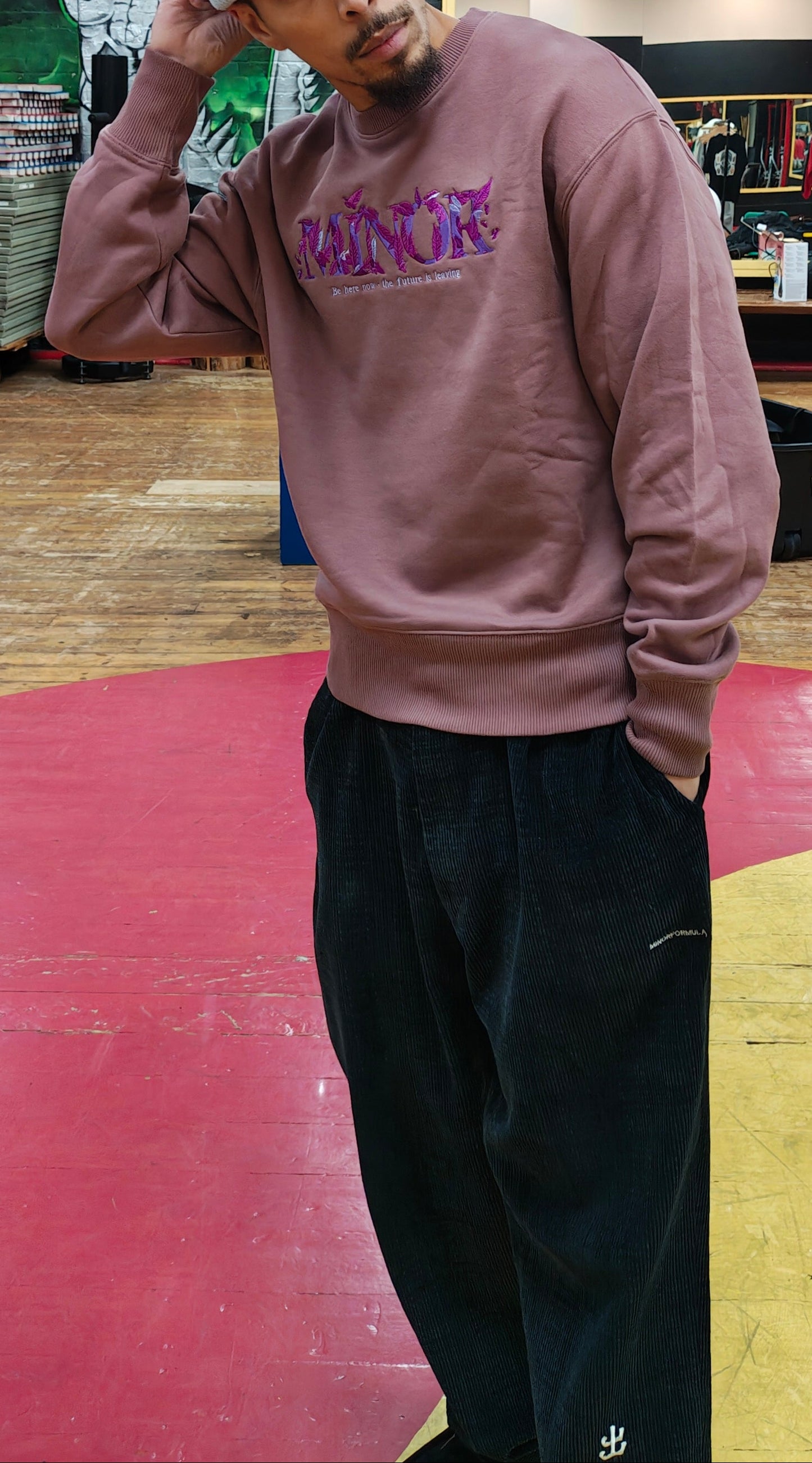 FUTURE LEAVES SWEATSHIRT - PURPLE (RARE SAMPLE)