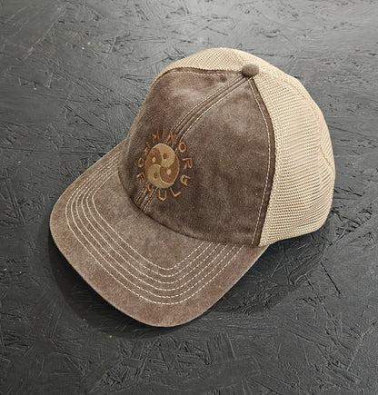 BALANCE TRUCKER CAP - OAK/STONE