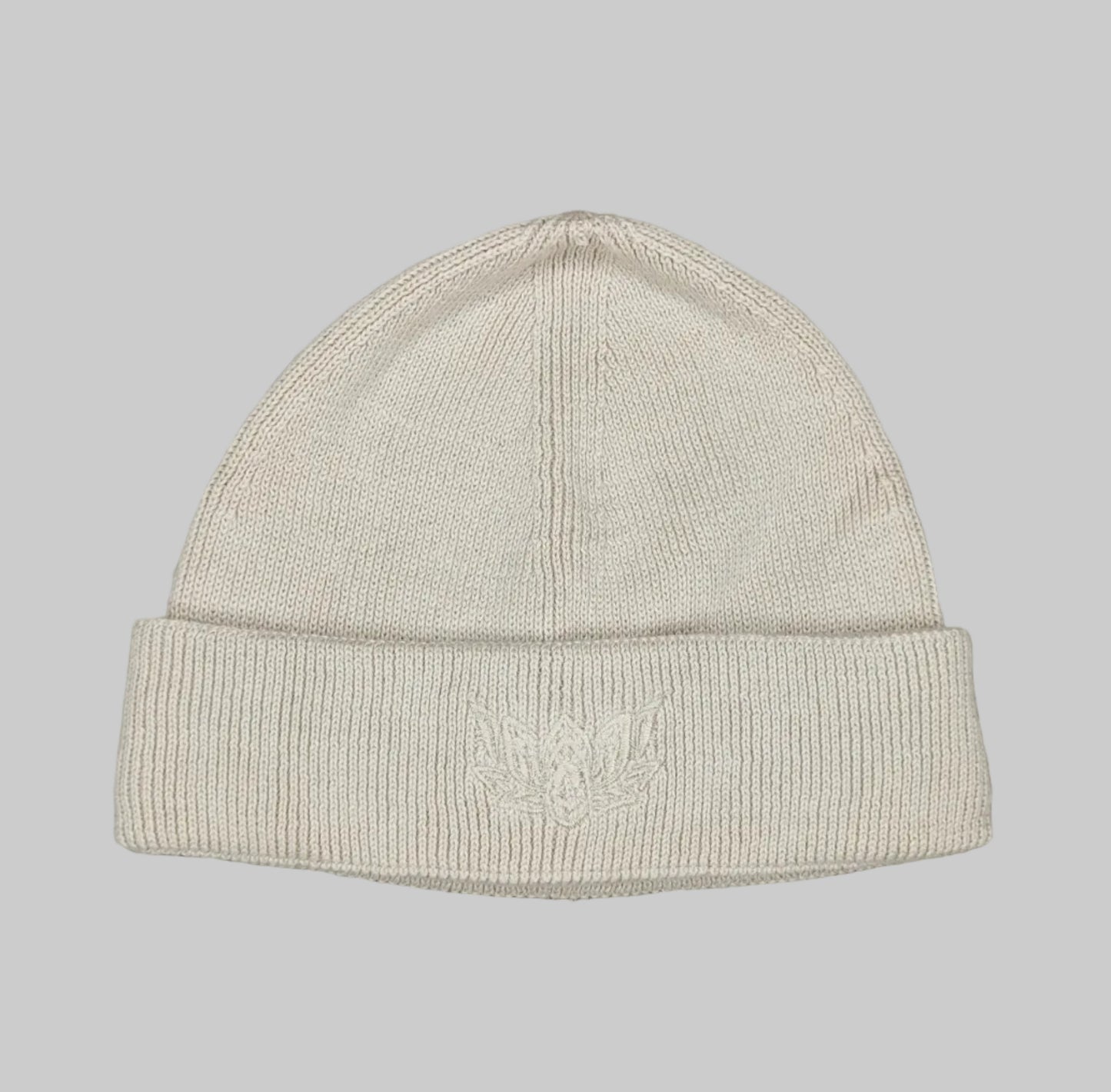 ORGANIC LOTUS FISHERMAN BEANIE - SAND