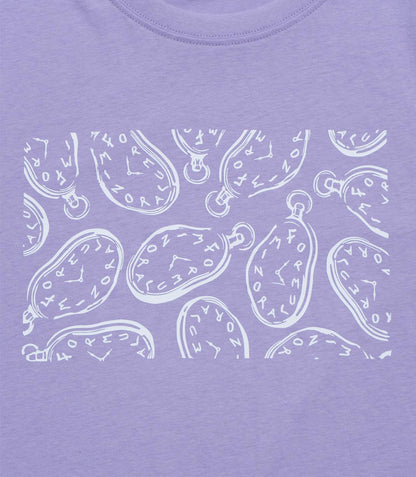 TIME T-SHIRT - LILAC