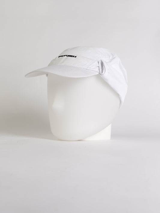 SAFARI 5 PANEL CAP - WHITE